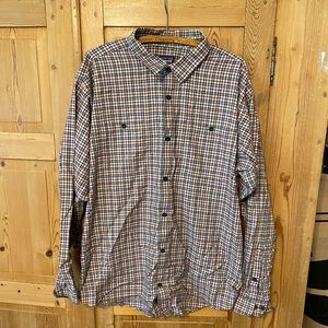 Patagonia plaid organic Pima cotton button down